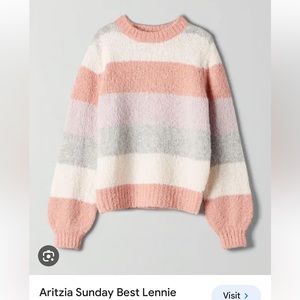 Aritzia Sunday best Lennie stripe sweater